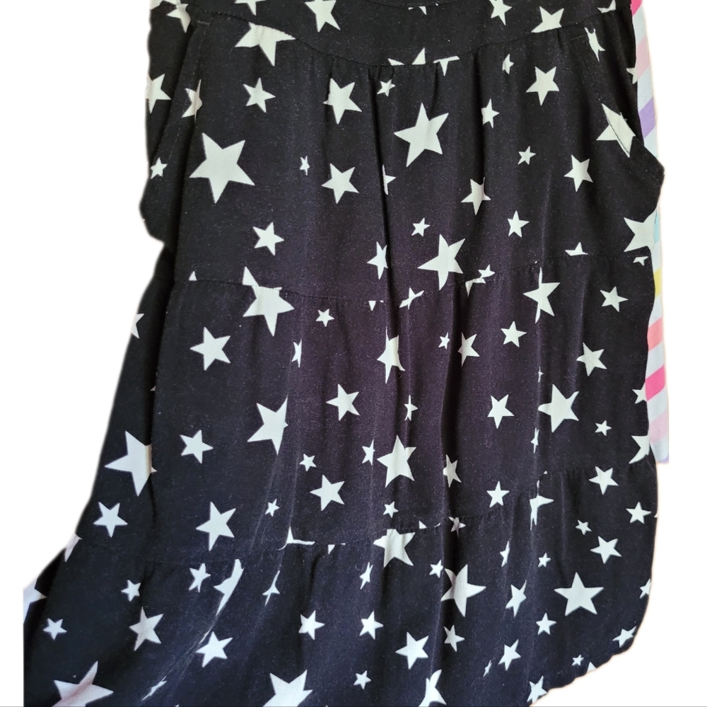 Girl's Dress Bundle (2) Size 7/8, The Children's Place Rainbow Stripes - Picture 6 of 7